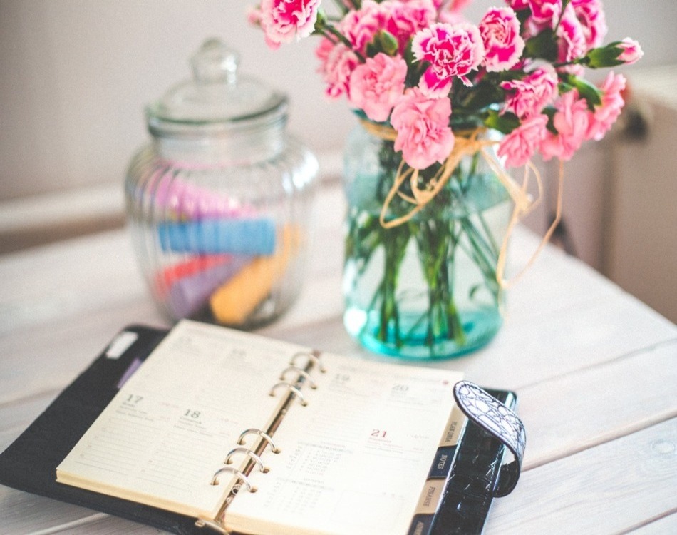 agenda fleur